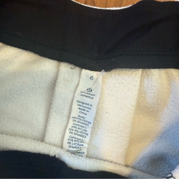 LULULEMON Run: Bold In The Cold Long Sleeve Polar Cream / Black Sz 6 - Picture 4 of 7